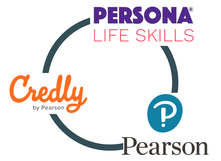 Persona + Pearson + Credly partnership