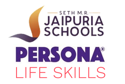 Seth M.R. Jaipuria and Persona Life Skills logos