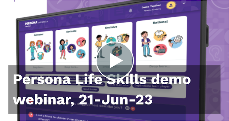 Persona Life Skills demo webinar 21-Jun-23 recording