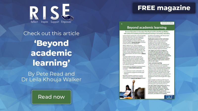 NetSupport R.I.S.E. Magazine Issue 7 - Beyond Academic Learning