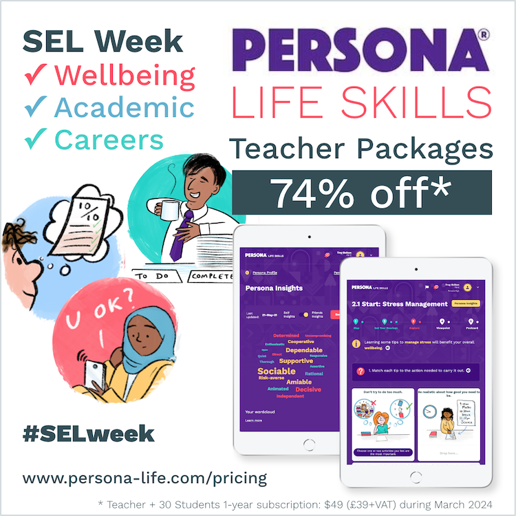 Persona Life Skills SEL Week 2024 offer